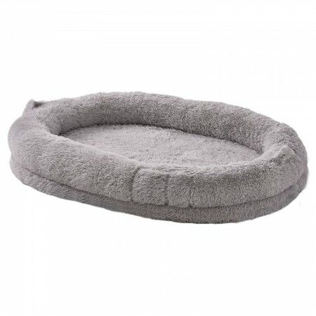 Human Dog Bed 1820x1220x250 mm Human Size Dog Bean Bed Washable PV Velvet