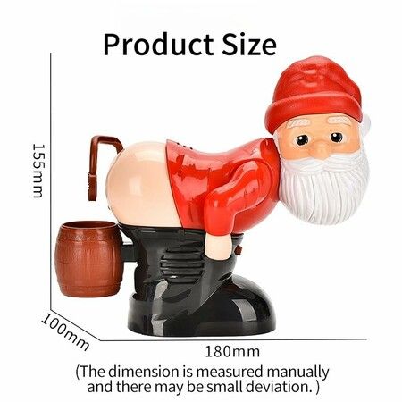 Santa Claus Bubble Butt Machine,Automatic Bubble Blower Machine Santa Claus Toy,Funny Santa Automatic Fart Bubble Machine with Music Flashing Lights,Bubble Blower