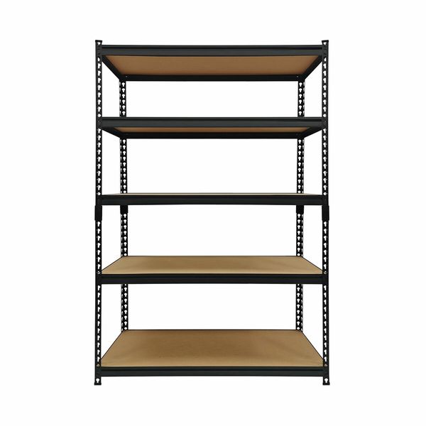 Luxsuite 5 Tier Shelving Pallet Storage Unit Book Shelve Plant Display Shelf Racking Adjustable for Garage Warehouse Kitchen Utility Laundry Room