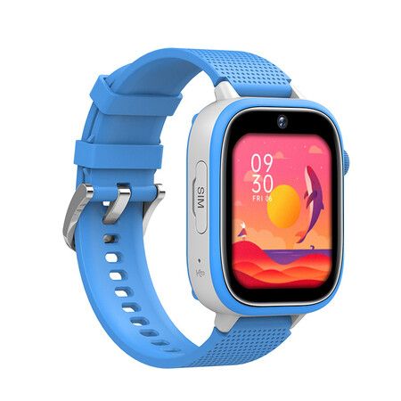 4G Smart Watch Kids LBS GPS Location WIFI  Video Call SOS Child Smartwatch HD Camera Monitor Tracker Photo Viewing Phone Watch ColBLUE