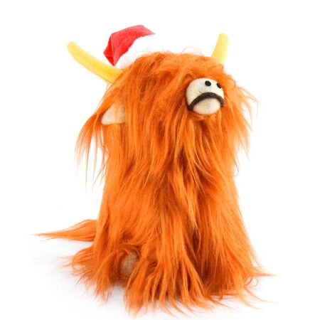 Cute Highland Cow Stuffed Christmas Animals Cow Plush Toys for Kids