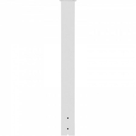 Mailbox Post, 43\" High Mailbox Stand, White Powder-Coated Mail Box Post Kit, Q235 Steel Post Stand Surface Mount Post for Sidewalk and Street Curbside, Universal Mail Post for Outdoor Mailbox