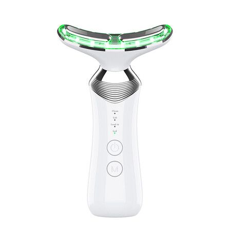 EMS Light Lifting LED Neck Massager Skin Care Electronic Essence Penetration Microcurrent Conduction Warming Lifting Pulse Induction