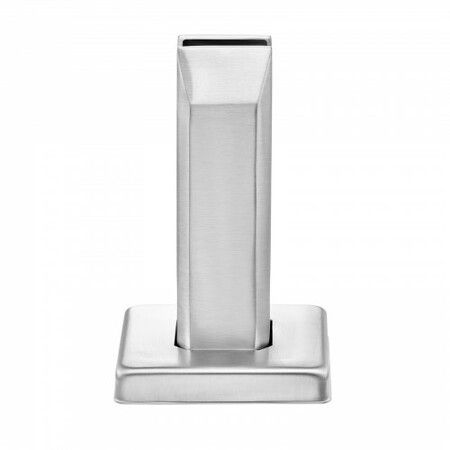 Glass Clamp, 10 PCS Square Glass Railing Bracket for 0.31 "-0.47 " Tempered Glass, 304 Stainless Steel Glass Mounting Clamp, 0.12鈥?Thick Glass Shelf Bracket for Balcony, Garden, Stair, Silver