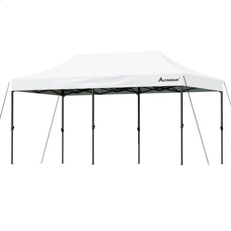 ALFORDSON Gazebo 3x6 Pop Up Tent Wedding Canopy White