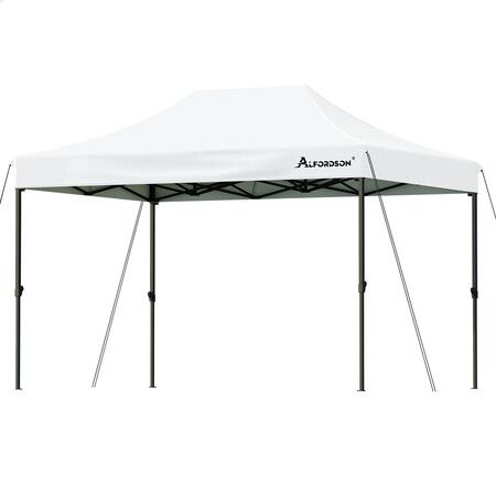 ALFORDSON Gazebo 3x4.5 Pop Up Tent Wedding Canopy White