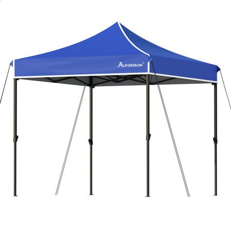 ALFORDSON Gazebo 3x3 Pop Up Tent Wedding Canopy Blue