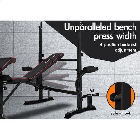 BLACK LORD Weight Bench 14in1 Press Multi-Station Fitness Home Gym Equipment