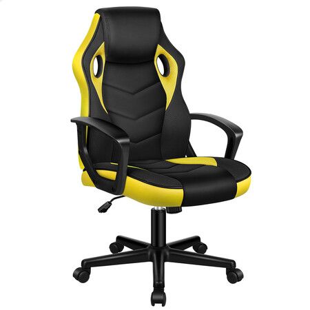 ALFORDSON Gaming Chair Office Executive Yellow