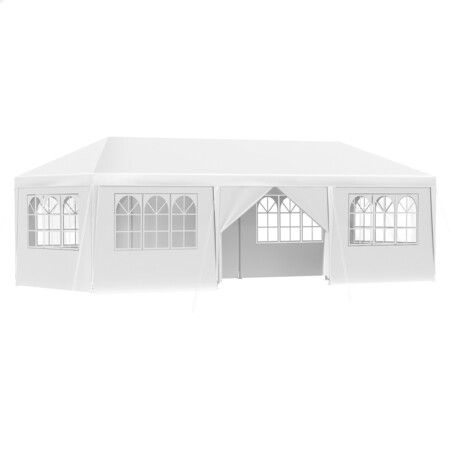 ALFORDSON Gazebo Marquee 3x9 Outdoor Party Tent Camping Portable Side Wall White