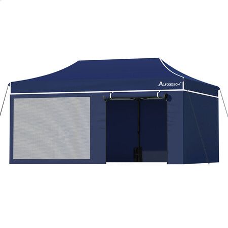 ALFORDSON Gazebo 3x6 Pop Up Marquee Navy