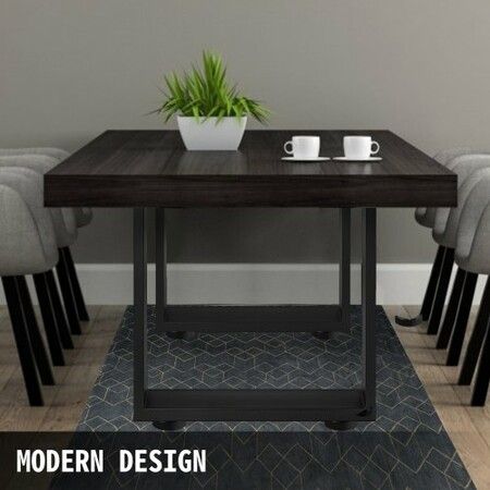 Black Metal Table Legs Set of 2 Steel Table Legs 31x23 Inch Dining Table Legs Office Table Legs Computer Desk Legs Steel Bench Legs Country Style Table Legs DIY Furniture Legs