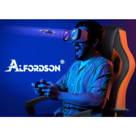 ALFORDSON Gaming Chair Office Executive Orange