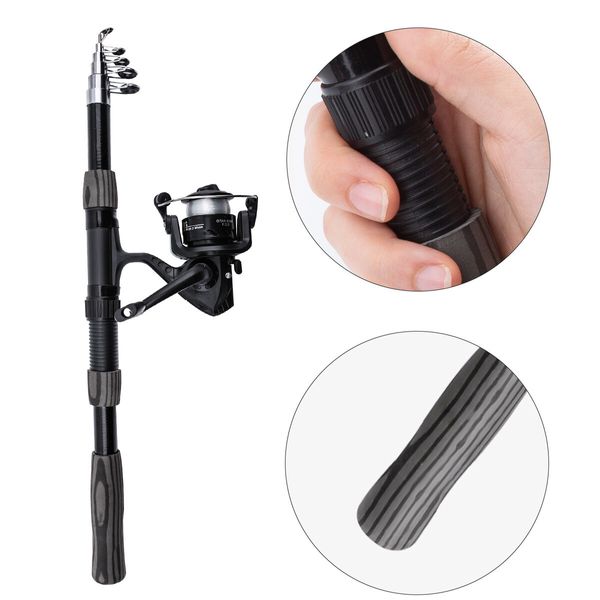 Retractable Fishing Rod Carbon Fiber, Portable Reel Telescopic Fishing Rod for Fishing Lovers