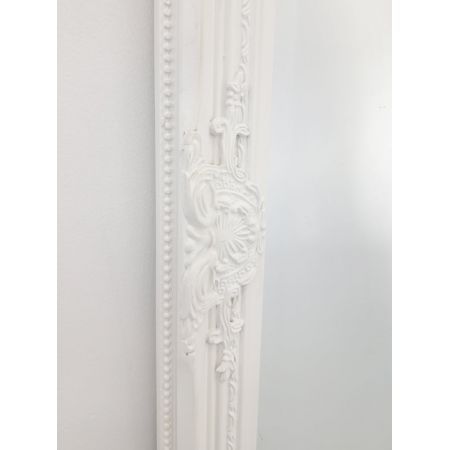 French Provincial Ornate Mirror - White - Medium 70cm x 170cm