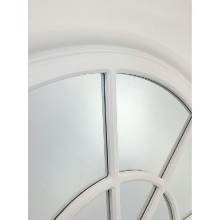 Window Style Mirror - White Arch 100 CM x 150 CM