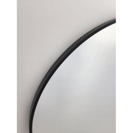 Metal Arch Mirror 80cm x 170cm - Black