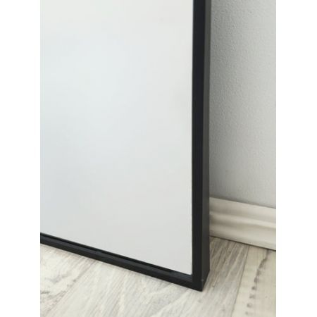 Metal Arch Mirror 80cm x 170cm - Black