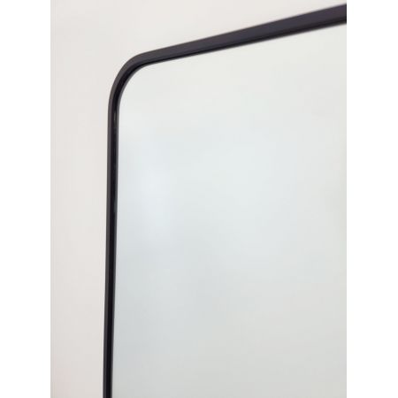 Black Metal Rectangle Mirror - X-Large 100cm x 200cm