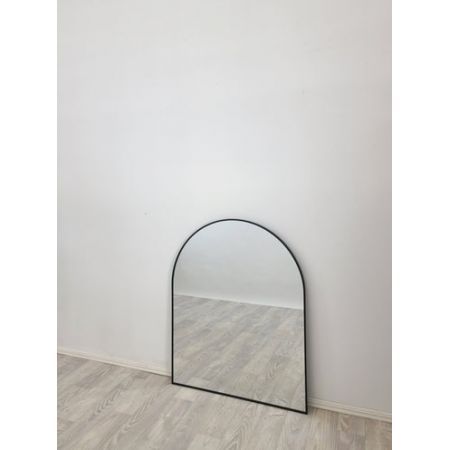 Black Metal Arch Mirror -  Small 80cm x 100cm