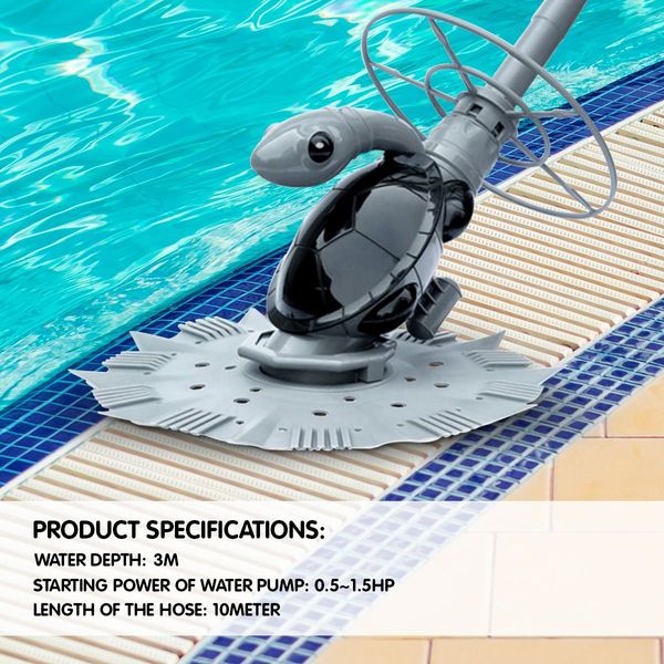 HydroActive Automatic Swimming Pool Vacuum Cleaner Leaf Eater Turtle