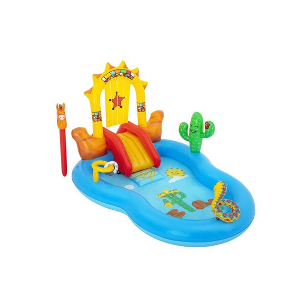 Bestway Wild West Kids Play Inflatable Above Ground Swimming Pool