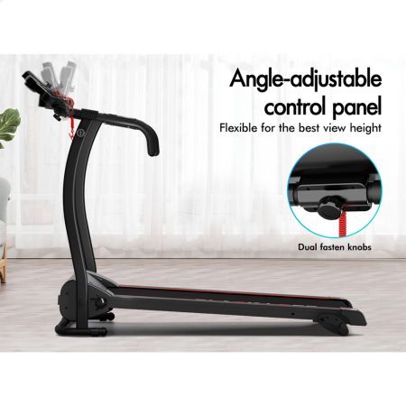 BLACK LORD Treadmill Electric Exercise Running Machine Foldable Walking Pad