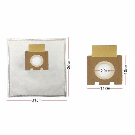 10PC Dust Bag For HOOVER H81/H81 Pure Epa/Telios Extra Canister Vacuum Cleaner Bag Dirty Bag Replacement Spare Parts