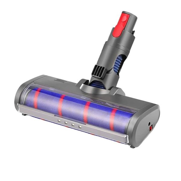 LED Motorhead for Dyson V10 slim  Head Replacement with Soft Roller for Hard Floor Dust Detection Power Brush Vacuum Attachment