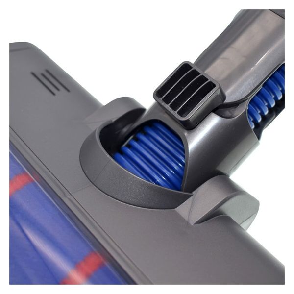 LED Motorhead for Dyson V6 DC serial  Head Replacement with Soft Roller for Hard Floor  White Light as Dust Detection Power Brush Vacuum Attachment