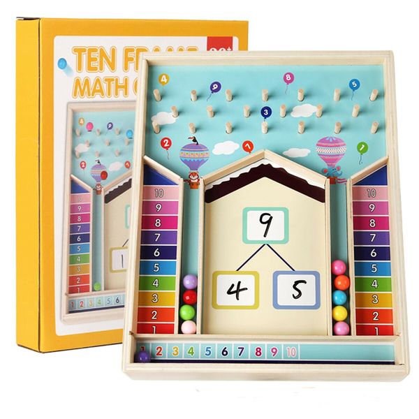 Addition Within 10 Counting & Decomposition Math Game Manipulatives Montessori Educational Toys  Learning Activities for Kids Ages 3+