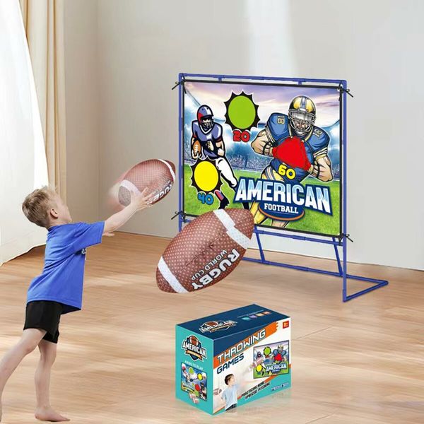 Football Toss Target Games Indoor Outdoor Backyard Throwing Sport Toy for Kids,Football Toys Passing Targets Family Party Game For Boys Girls Play