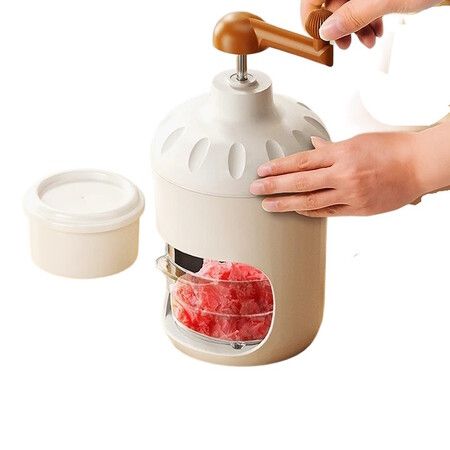 Hand Ice Shaver and Snow ConePortable Ice Crusher and Shaved Ice Machine with Ice Cube Trays