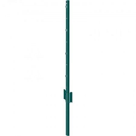 3 Feet Fence Post 10 Pack T-Post Heavy Duty Metal Fence Posts Green