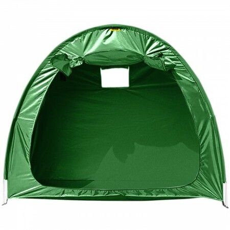 Bike Cover Storage Tent, 420D Oxford Fabric Portable for 4 Bikes, Outdoor Waterproof Anti-Dust Bicycle Storage Shed, Heavy Duty for Bikes, Lawn Mower, and Garden Tools, with Carry Bag, Green