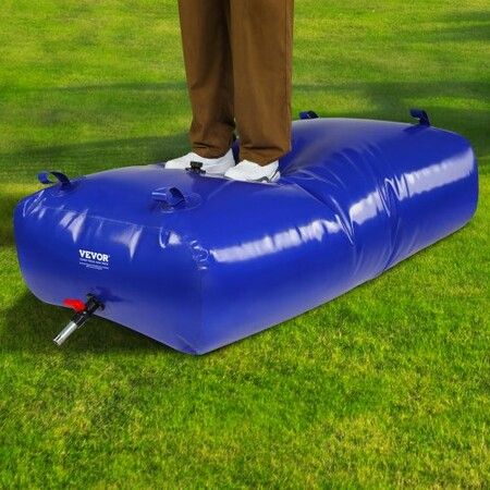 Portable Water Storage Bladder 540L 1000D PVC Collapsible Water Tank