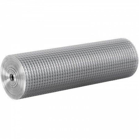 Hardware Cloth, 12.7mm 610mm×15.24m 19 Gauge, Hot Dipped Galvanized Wire Mesh Roll, Chicken Wire Fencing, Wire Mesh for Rabbit Cages, Garden, Small Rodents