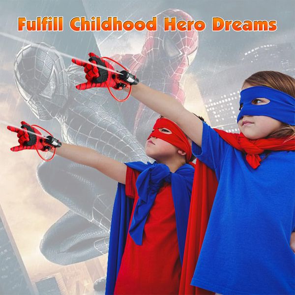 Summer Water Toys,Water Guns,Superhero Squirt Guns with Glove Summer Party Swimming Pool Beach Outdoor Water Fighting Toys