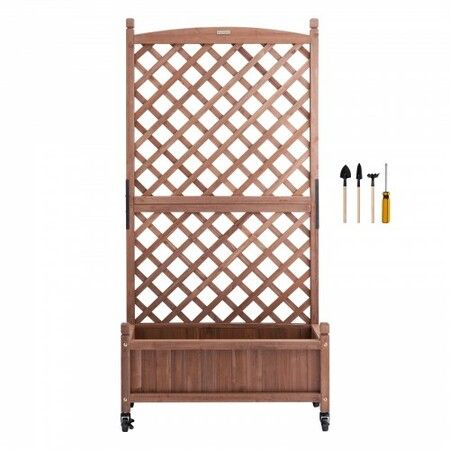 Raised Garden Bed with Trellis Outdoor Raised Planters 30