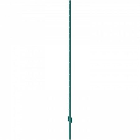 6 Feet Fence Post 6 Pack T-Post Heavy Duty Metal Fence Posts Green