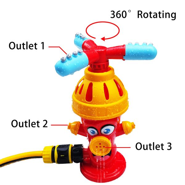 Cute Hydrant Sprinkler,Water Toys Outdoor Activities,Outdoor Water Play Kids Toys,Outside Fun Sprinkler,Backyard Kids Play Equipment