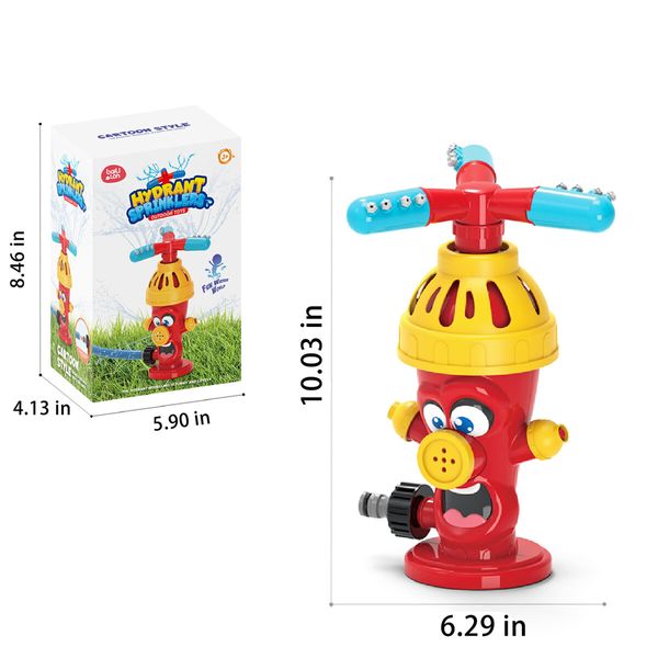 Cute Hydrant Sprinkler,Water Toys Outdoor Activities,Outdoor Water Play Kids Toys,Outside Fun Sprinkler,Backyard Kids Play Equipment