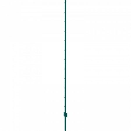 7 Feet Fence Post 10 Pack T-Post Heavy Duty Metal Fence Posts Green