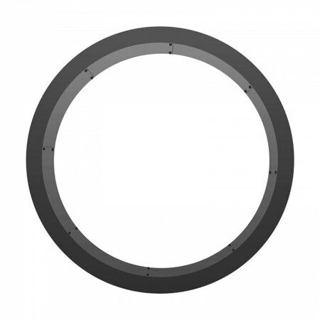 Fire Pit Ring Round 40 Inch Outer Steel Liner DIY Campfire Ring Firepit