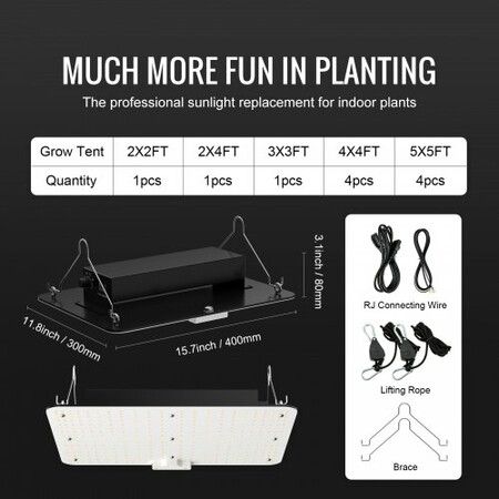 LED Grow Light, 150W Full Spectrum Dimmable, High Yield Samsung 2B1B Diodes Growing Lamp for Indoor Plants Seedling Veg and Bloom Greenhouse Growing, Daisy Chain Driver for 3 x 3 ft Grow Tent