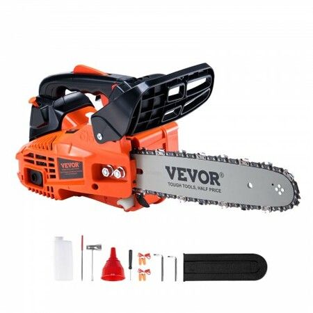 25.4CC 304.8mm Gasoline Chainsaw Powered Wood Cutting Engine Gas Chain Saw