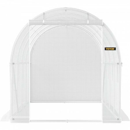 Walk-in Tunnel Greenhouse Galvanized Frame & Waterproof Cover 15x7x7 ft