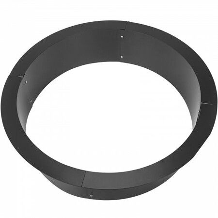 Fire Pit Ring 45-Inch Outer/39-Inch Inner Diameter, 3.0mm Thick Heavy Duty Solid Steel, Fire Pit Liner DIY Campfire Ring Above or In-Ground for Outdoor