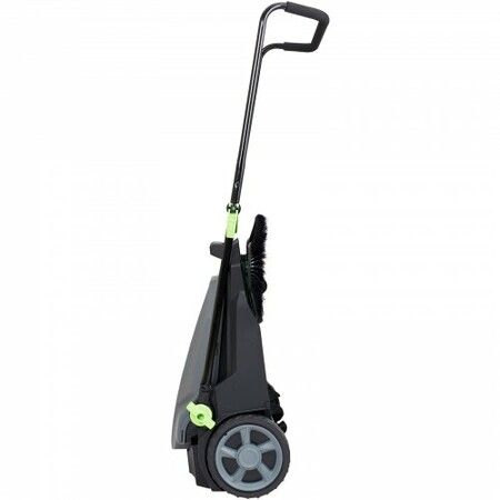 Walk-behind Hand Push Floor Sweeper 25.6" Width 5 Gallon Waste Container