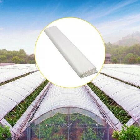 Greenhouse Film, 24\' x 100\' Greenhouse Plastic Sheeting, 6 mil Thickness Suncover Greenhouse, Clear Polyethylene Cover, UV Proof Farm Plastic Supply for Gardening, Farming and Agriculture